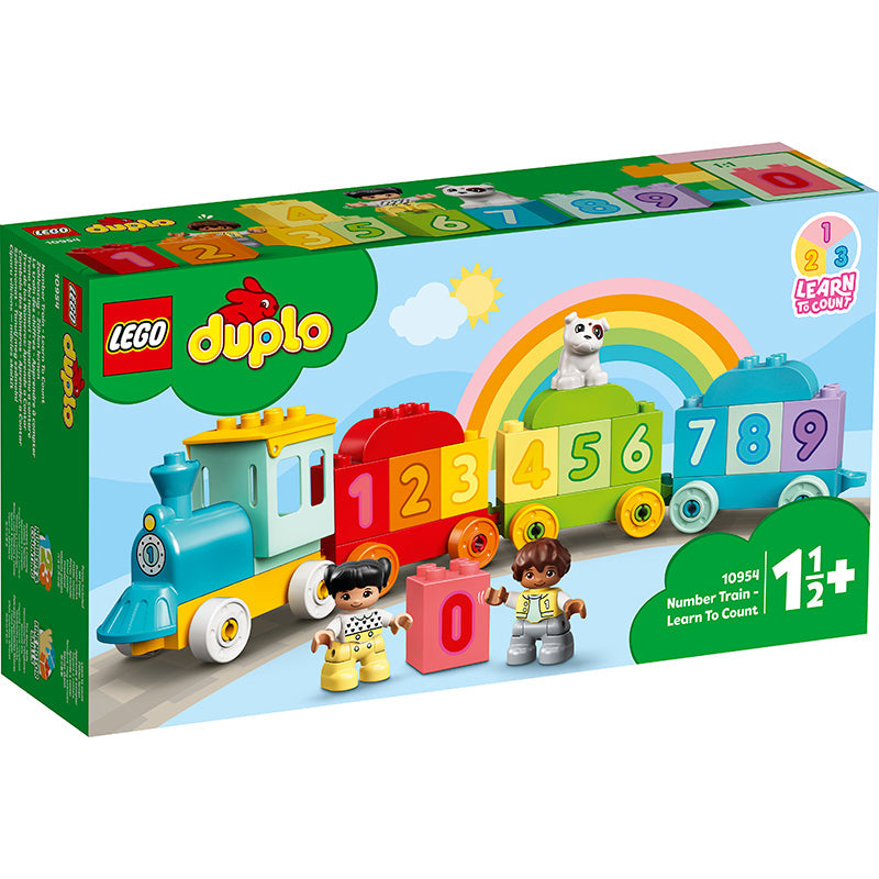LEGO® DUPLO® Creative Play, Tog med tall – lær å tælle - for de minste