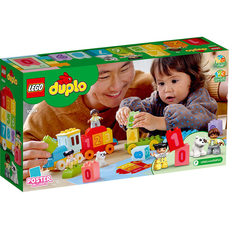 LEGO® DUPLO® Creative Play, Tog med tall – lær å tælle - for de minste