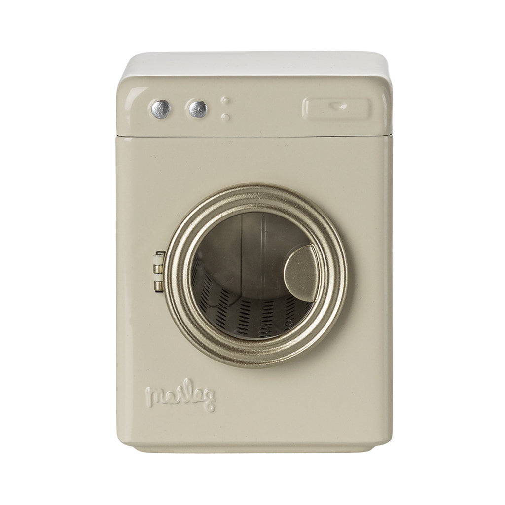 Maileg dukketilbehør til mus, Vaskemaskin – Råhvit