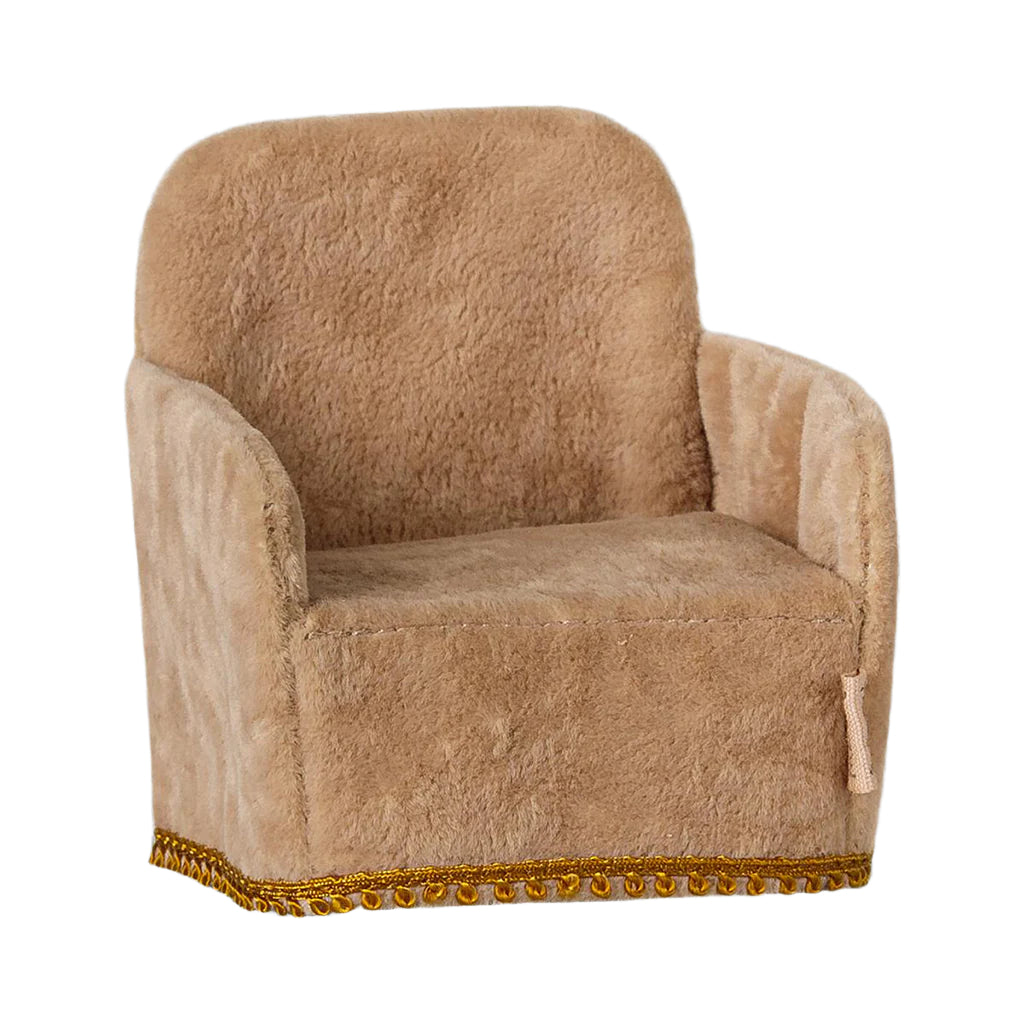 Maileg sammenleggbar stol til mus - Pudder