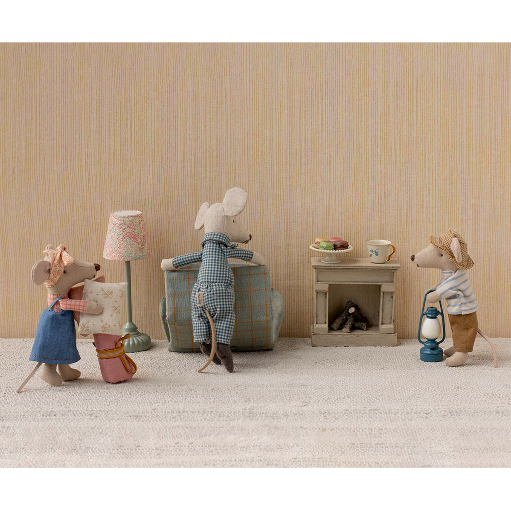 Maileg tilbehør til mus, Sofaseng - Ruter