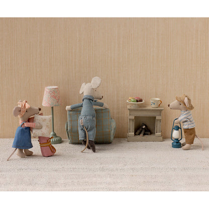 Maileg tilbehør til mus, Sofaseng - Ruter