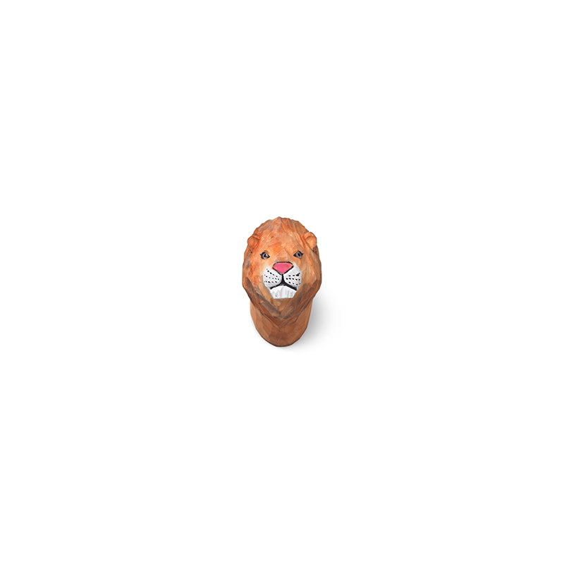 ferm Living håndlaget knagg, Wild life - Løve