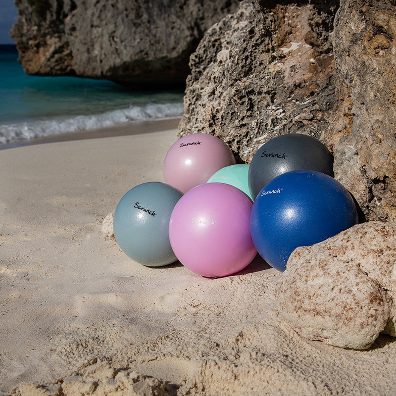 Scrunch-ball, oppblåsbar myk ball - Duck Egg Blue