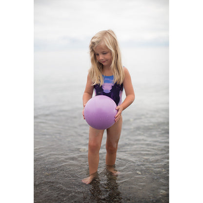 Scrunch-ball, oppblåsbar myk ball  - lilla