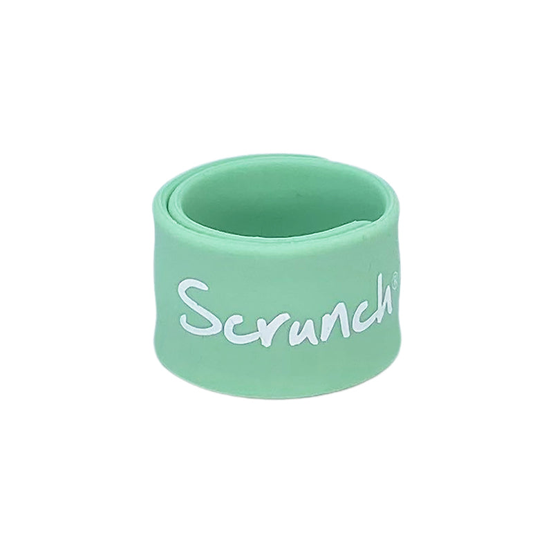 Scrunch mint ID armbånd til børn med indgraveret navn