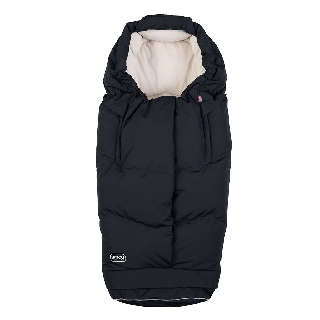 Voksipose, City North kjørepose, OEKO-TEX - Black cream