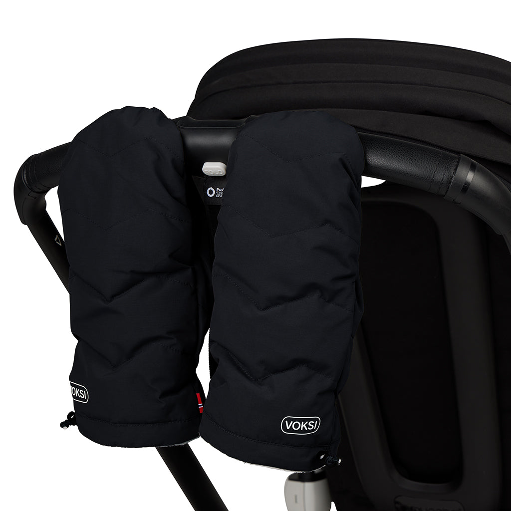 Voksi® Barnevognshansker, Black LightGrey