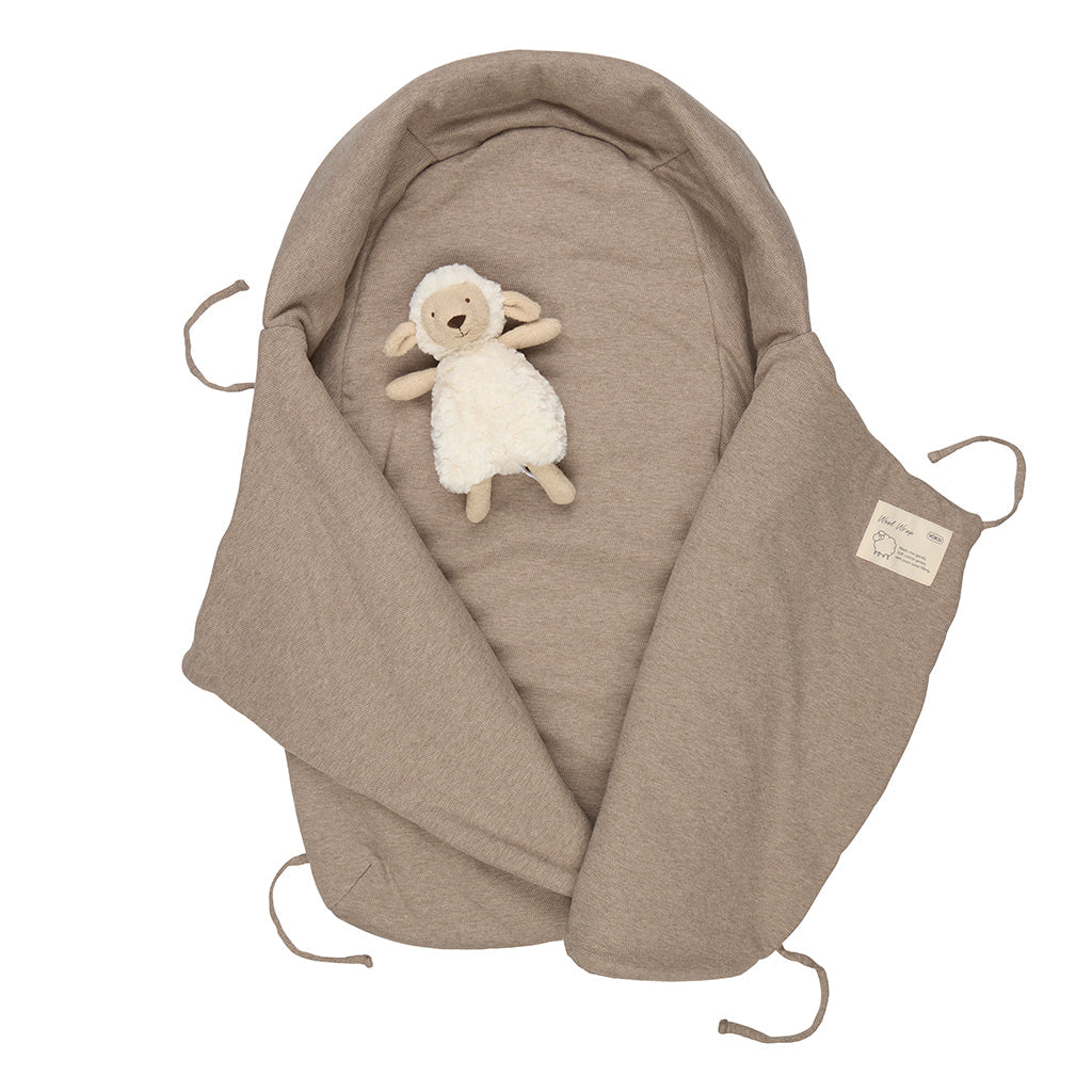 Voksi® Wool Wrap, babyullesvøp – Walnut