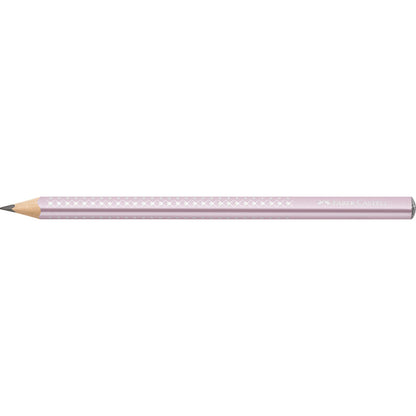 Faber-Castell, Jumbo sparkle blyant - Rose metallic