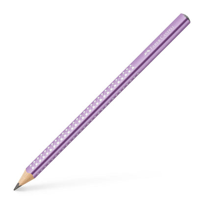 Faber-Castell, Jumbo sparkle blyant – violet metallic