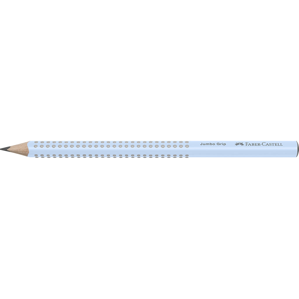 Faber-Castell, Jumbo Grip blyant B, Sky blue