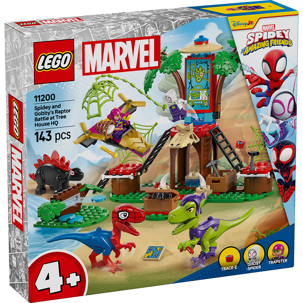 LEGO Spidey og Gobbys raptorkamp ved hovedkvarteret, kasse billede