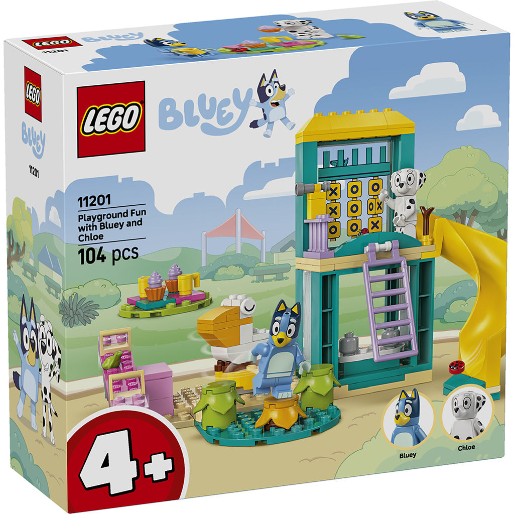 LEGO® 4+ Berry, Moro på lekeplassen med Bluey og Chloe