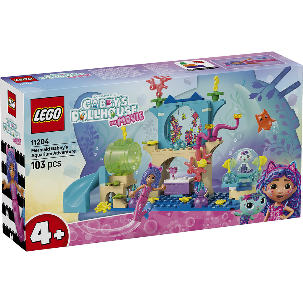 LEGO® Gabby’s Dollhouse, Havfrue-Gabbys akvarie-eventyr