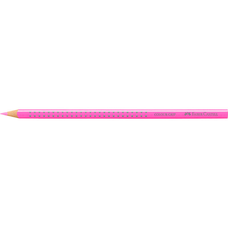 Faber-Castell, Fargeblyant Soft-Grip - Neonrosa
