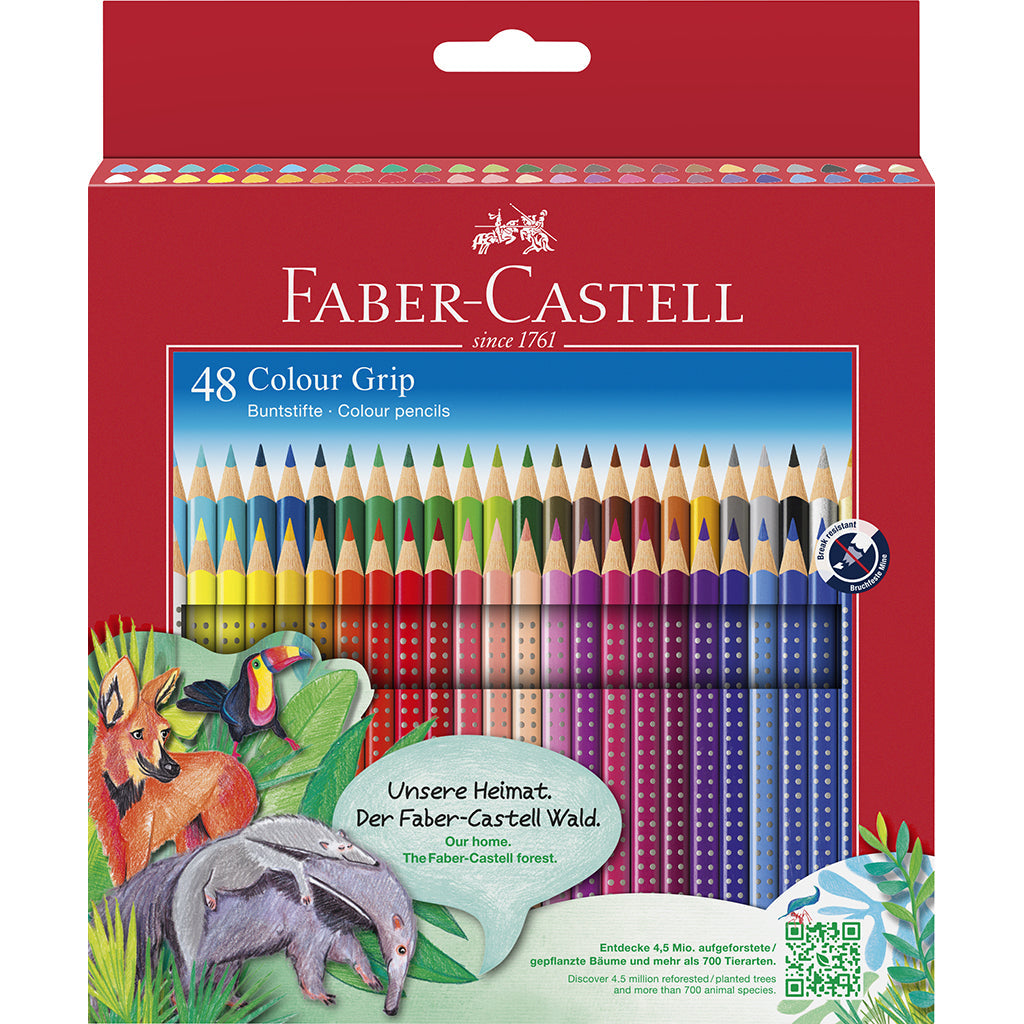 Faber-Castell 48 stk. Grip akvarel farveblyanter
