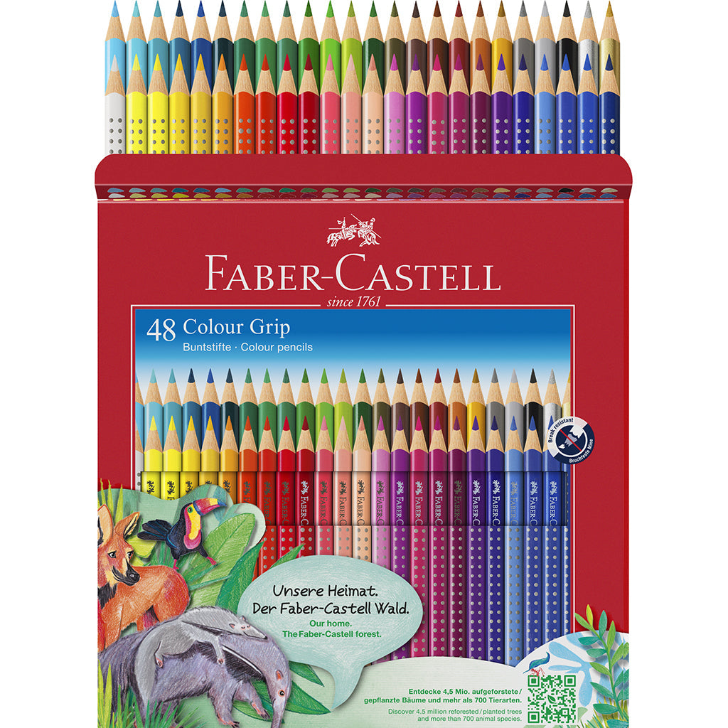 Faber-Castell 48 stk. Grip fargeblyanter akvarell