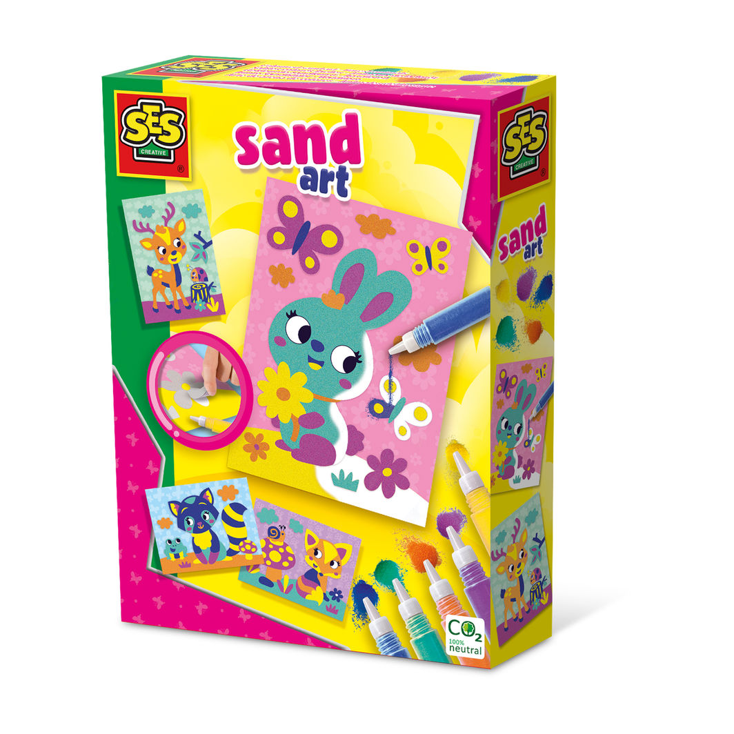 SES Creative Sandkunst, Bilder med skogens dyr