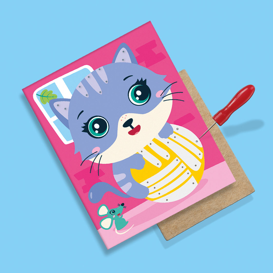 SES Creative Broderikort, Broder med glassperler