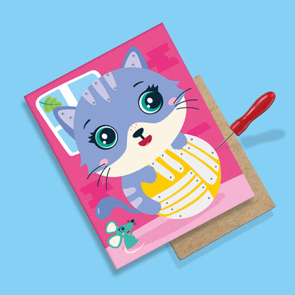 SES Creative Broderikort, Broder med glassperler