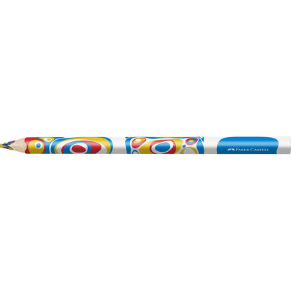 Faber-Castel Jumbo fargeblyant med flerfarget stift – rød, blå, gul
