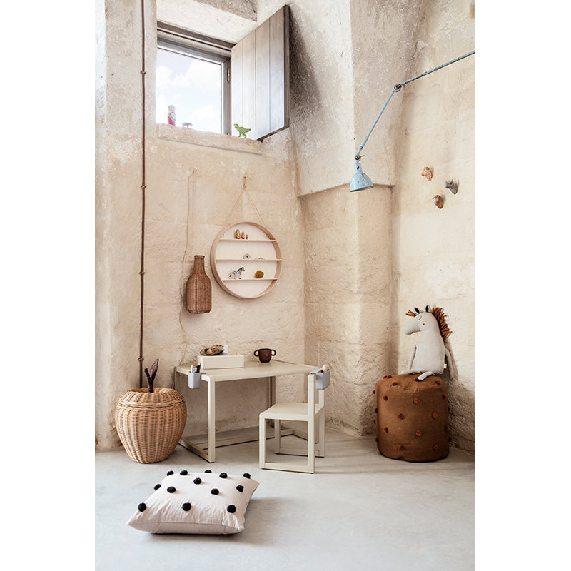 ferm Living håndlaget knagg, Wild life - Flodhest