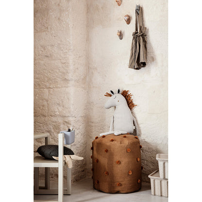 ferm Living håndlaget knagg, Wild life - Elefant