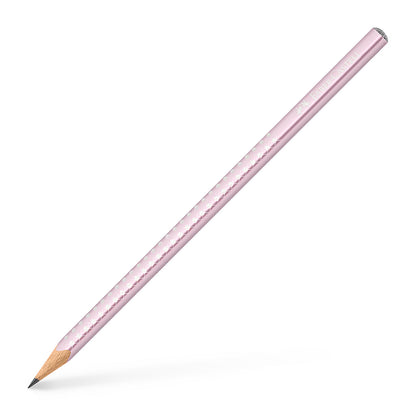 Faber-Castell Sparkle blyant med glitter, Rose metallic