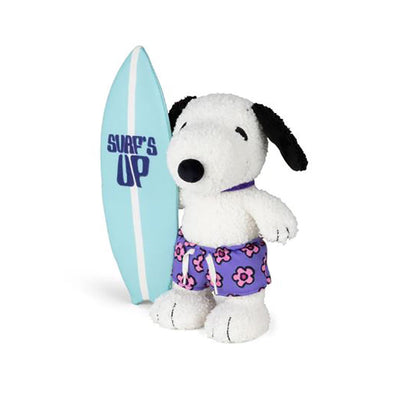 Snoopy Bamse med surfebrett, 22 cm