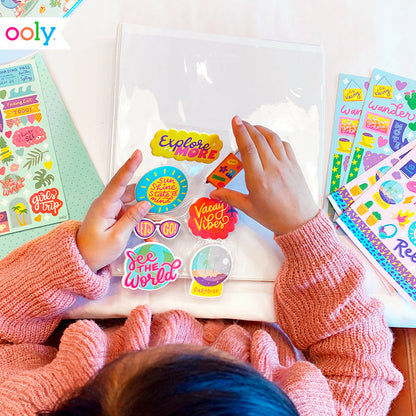 Ooly Klistremerker,  Wanderlust - Over 200 stk.
