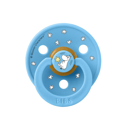 Bibs smokk i naturgummi, 2-pk, str. 2 - Moomin, Good Night - Breeze mix