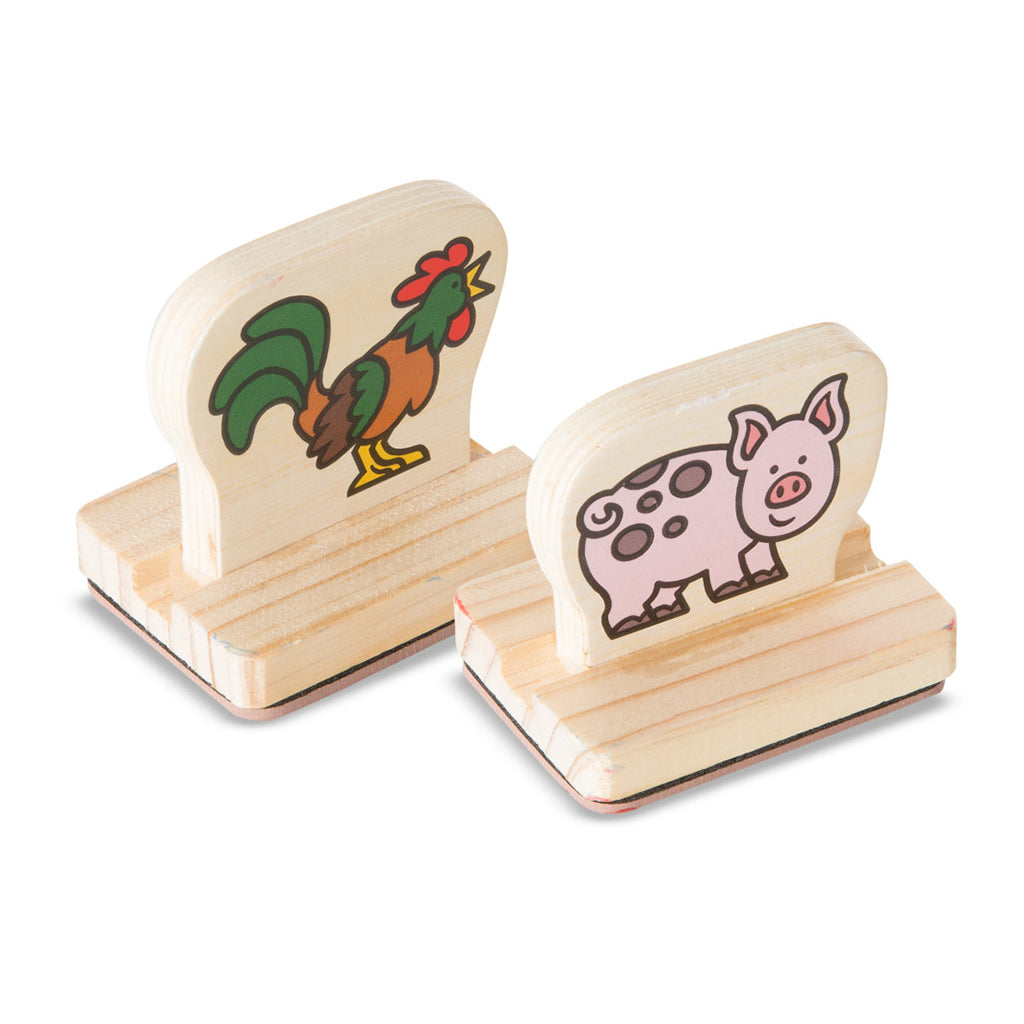 Melissa &amp; Doug Mitt første stempelsett, Bondegårdsdyr