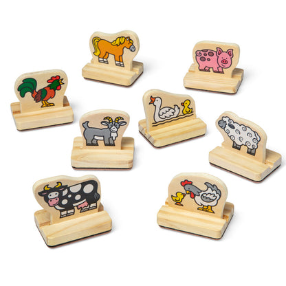 Melissa &amp; Doug Mitt første stempelsett, Bondegårdsdyr