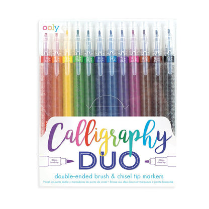 Ooly Duo Calligraphy 12 Dobbelte Kalligrafi tuscher, forsidebillede af produktet