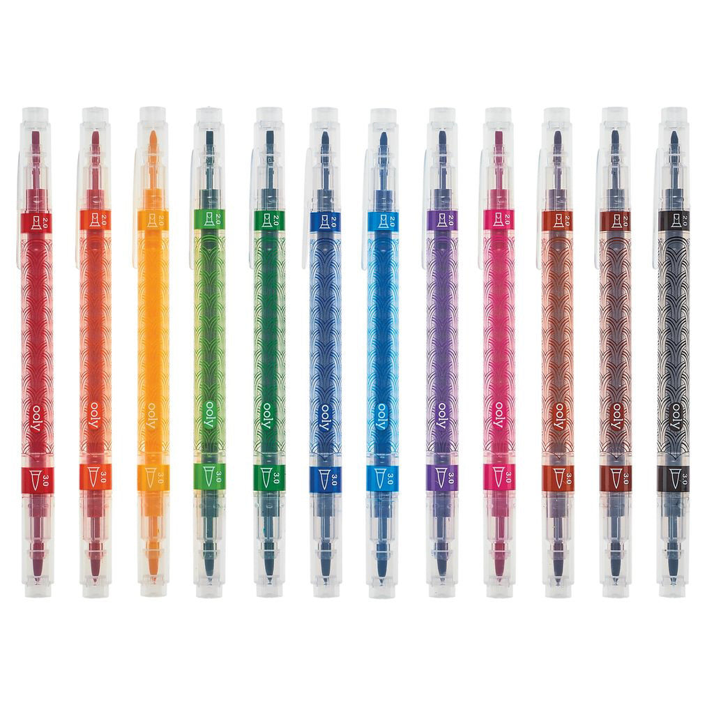 Ooly Duo Calligraphy, 12 Doble Kalligrafitusjer