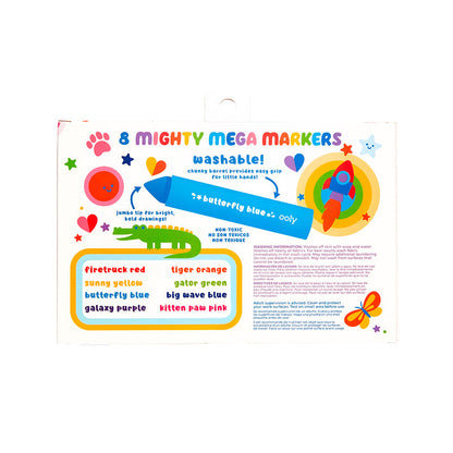 Ooly  Mighty Mega Markers, 8 jumbo tusjer