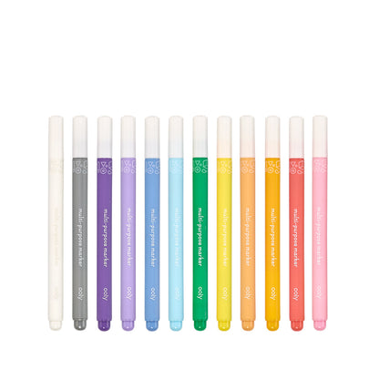 Ooly marvelous multi tusjer, 12 stk.