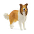 Schleich Collie hundefigur i brune og hvide farver
