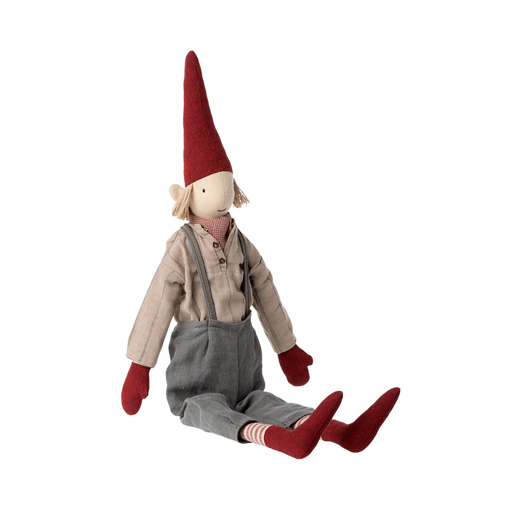 Maileg Maxi nisse, Gutt m. selebukse - 61 cm