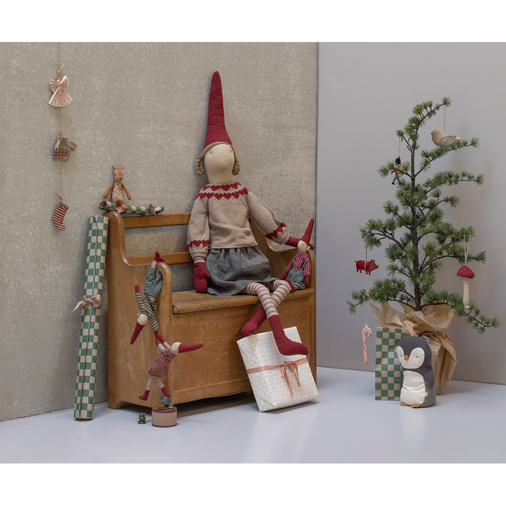 Maileg Nisse, Str. 1, Gutt - Strikket genser