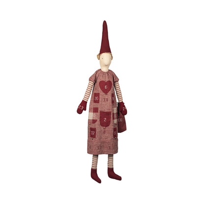 Maileg Jul, Kalendernisse, 121 cm - Pige