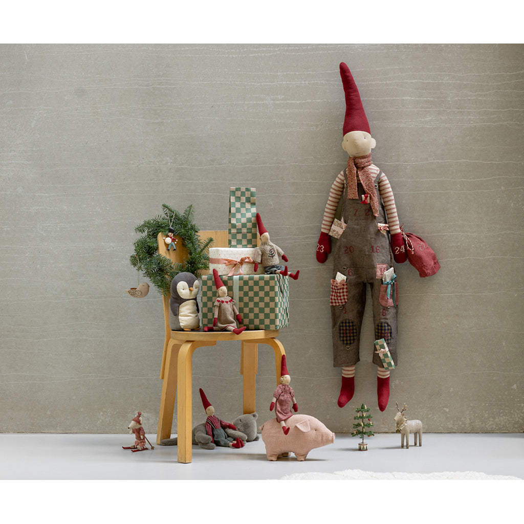 Maileg Jul, Kalendernisse, 121 cm - Gutt