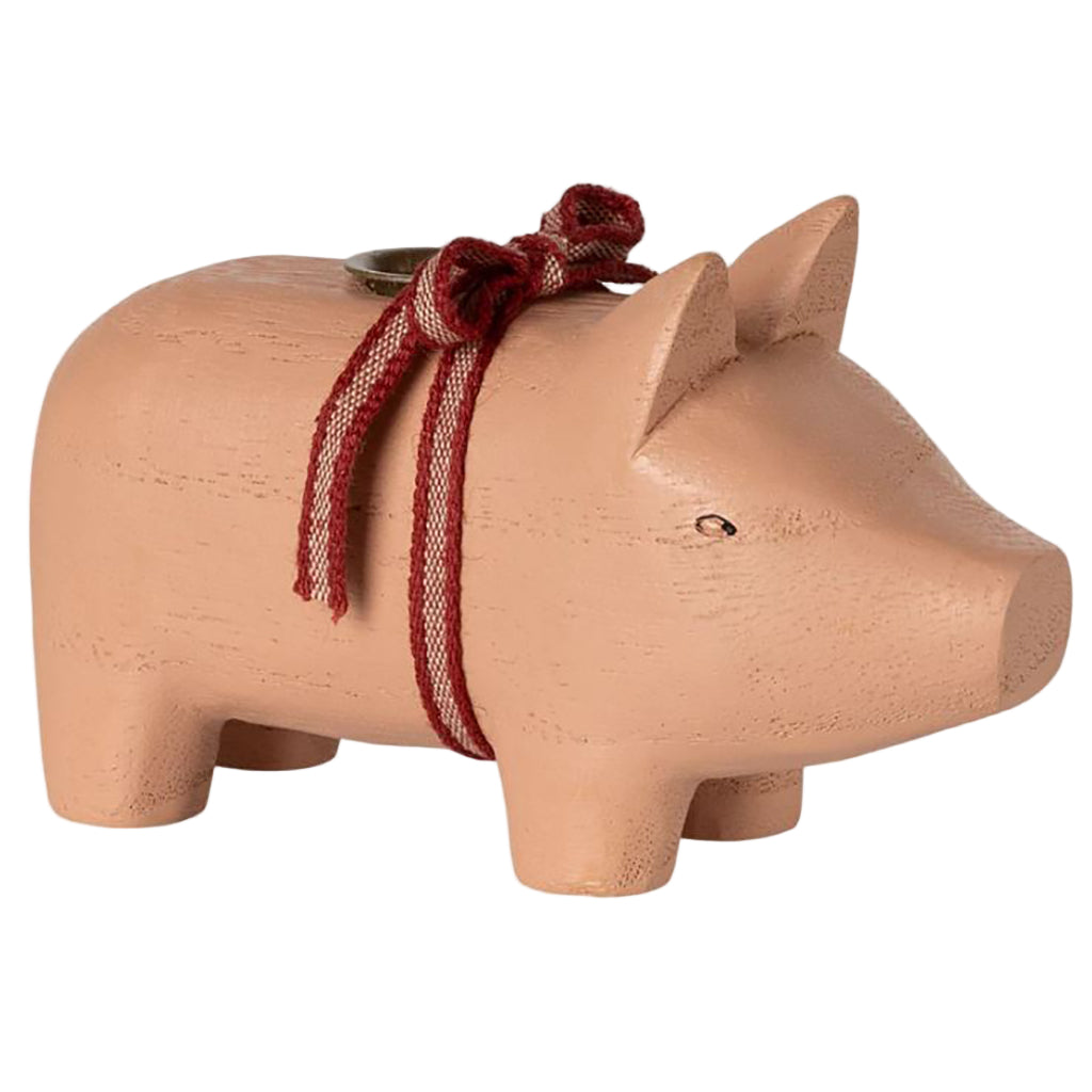 Maileg Lysestake, Lille gris – Rosa