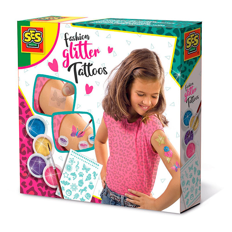 SES Fashion glitter tatoveringer pakke