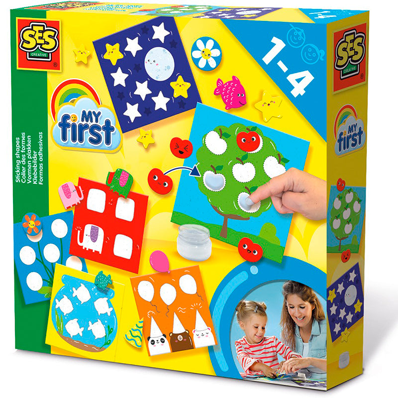 SES Creative, Mitt første klistremerkesett - Lær former