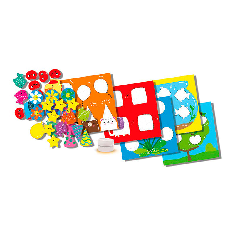 SES Creative, Mitt første klistremerkesett - Lær former