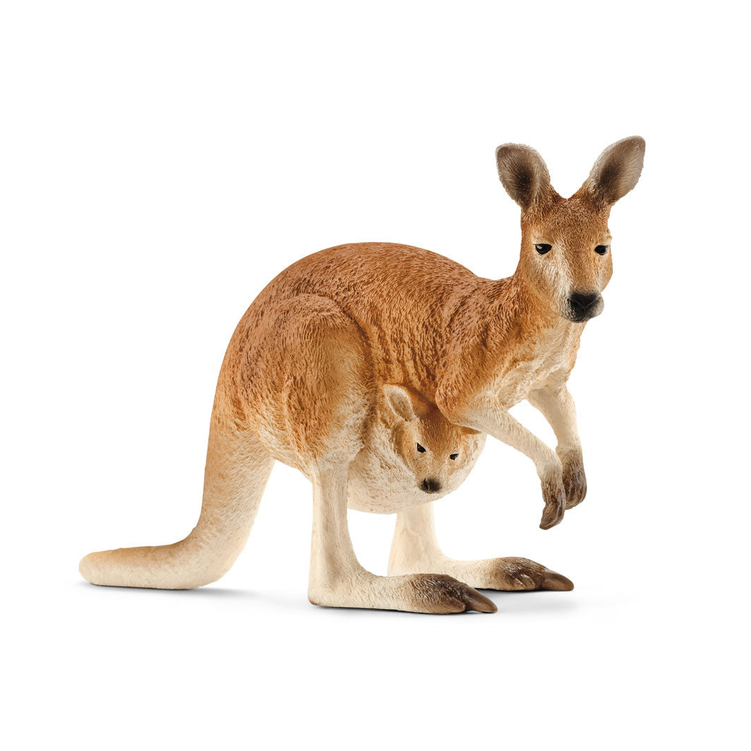 Schleich kænguru med unge