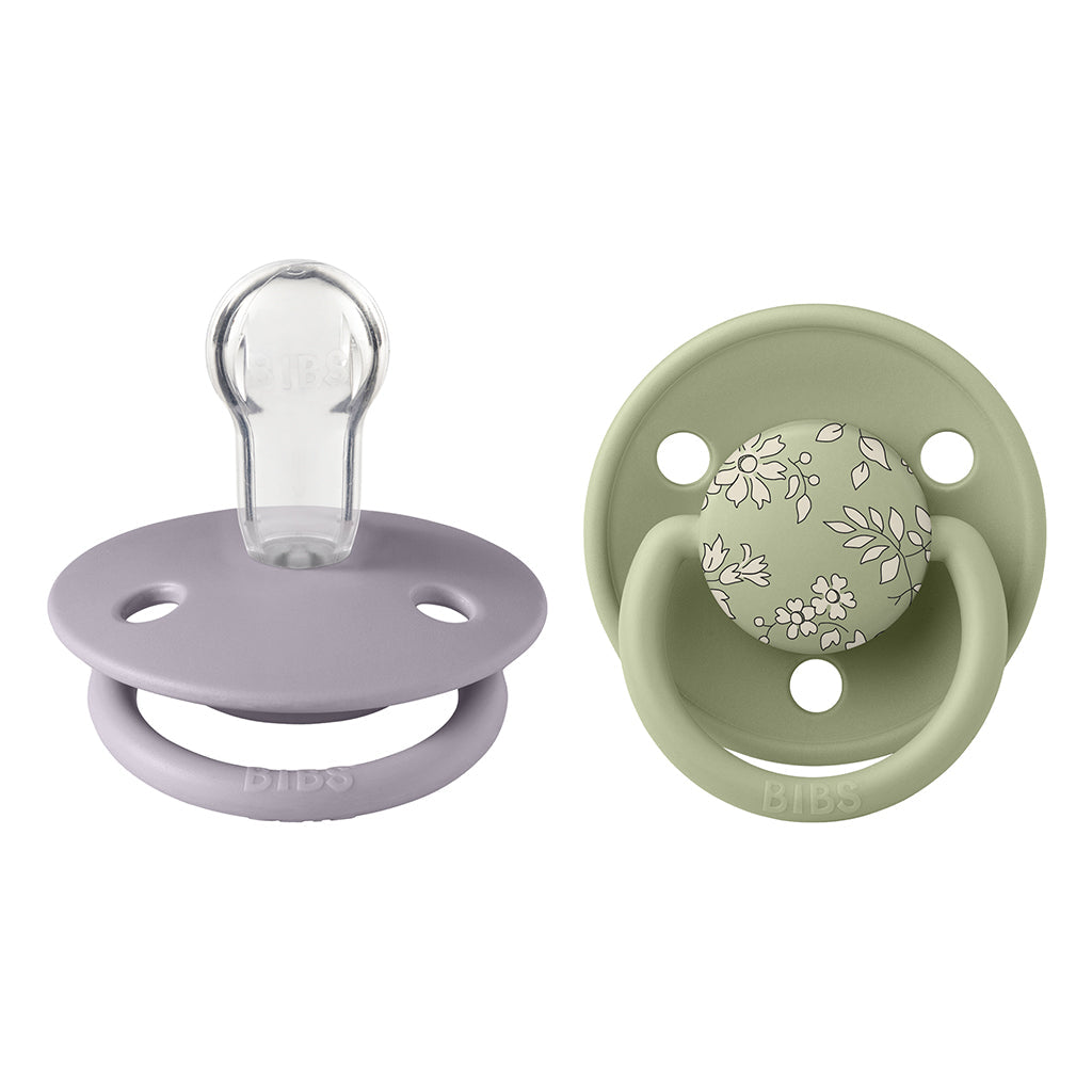 Bibs Liberty De Lux, 2-pk, smokker i silikon, str. one-size - Capel - Sage Mix