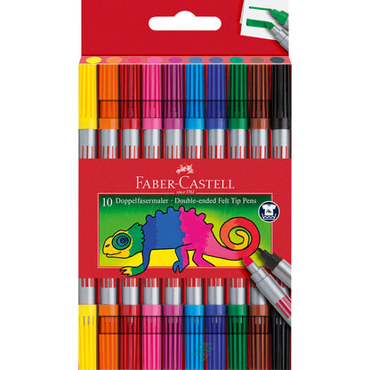 Faber-Castell, Dobbelt tusjer - 10 stk.